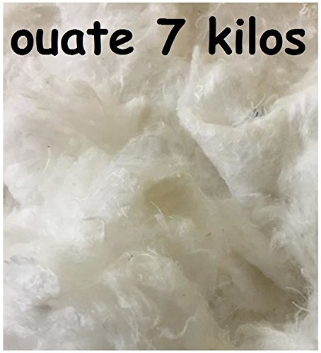 GoLoic 7 Kilos Ouate de Rembourrage, Blanc