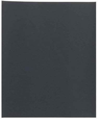Norton 66261139385 9x11 Black Ice T214 Aluminum Oxide Waterproof Paper Sanding Sheets, 400 Grit, 50 Pack