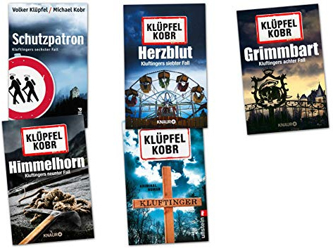 Allgäukrimis: Kommissar Kluftinger fünf Fälle (Band 6, 7, 8, 9 und 10) im Geschenk Set von Volker Klüpfel
