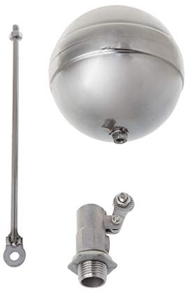 NA/ Coupling distributor tap, DN15 external thread, water tank ball, stainless steel, flow control, float sensor valve.