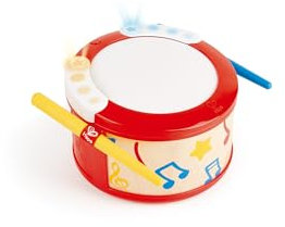 Hape Lern-Spiel-Trommel | Musikinstrument für Kinder ab 12 Monaten, E0620