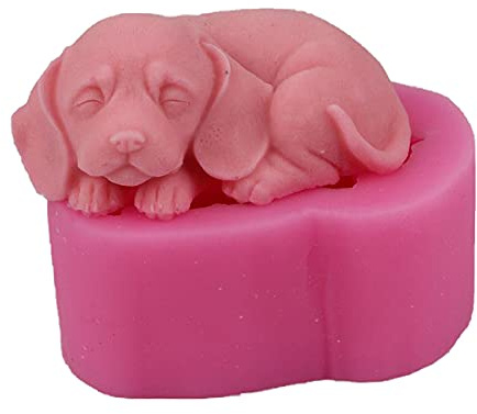 Stampo In Silicone 3D Per Cani Stampi Da Forno Animali Per Torte Fondenti Stampo In Silicone A Forma Di Cane 3D Utilizzato Per La Pasta Di Dolci In Resina Di Argilla Polimerica Che Fa La Decorazione