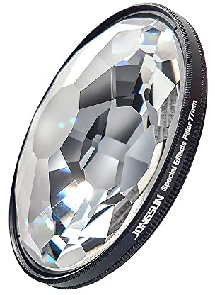 JONGSUN Caleidoscopio Prisma Filtro Efectos Especiales 77mm FX Vidrio Deslumbramiento Película Pantalla Ancha Anamórfica DSLR Video Fotografía Accesorios Cámara (Kaleidoscope)
