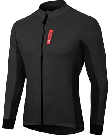 MEETWEE Herren Radtrikot Fahrradtrikot Kurzarm/Langarm, Fahrradbekleidung Fahrrad Trikot T Shirt für Männer, Atmungsaktive Cycling Jersey Schnell Trocknen Radsport Bekleidung