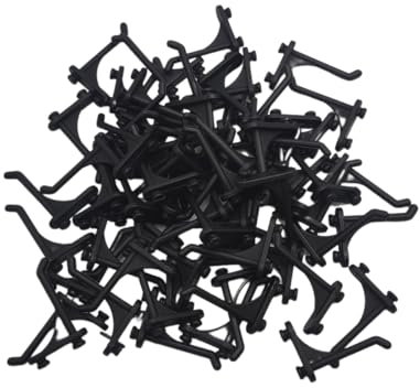 TEKLiNe 100 Ganci Nylon Lunghi Dritti per Pannelli Forati Portautensili, Ganci in Nylon Lunghi Dritti Porta Utensili per Appendere Utensili Attrezzi Officina Organizzazione Spazio di Lavoro