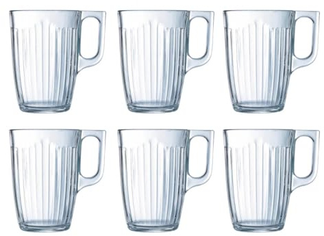 Luminarc Grand Central Boîte 6 Mugs Verre 32 cl