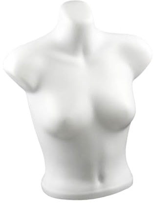 perfeclan Weibliche Schaufensterpuppe Torso Frauen Körperform Professionelle Puppe BH Display Schaufensterpuppe Unterwäsche Displayständer für Live-Übertragung