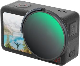 SMALLRIG Filtro CPL e VND 3-5 per DJI Osmo Action 4, che Combina ND8, ND16, ND32, CPL Fiter in uno, Filtri Polarizzatori a Densità Neutra, Accessori, Vetro Ottico HD Multistrato - 4941