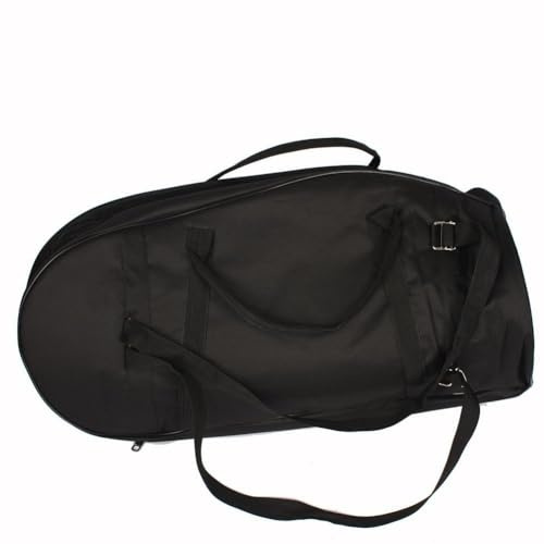 HDYNUZ Waldhorntasche, tragbare Horntasche Oxford wasserdichter Schultergurt Waldhorn integrierter Rucksack für Blechbläser-Gigbag-Musikinstrument