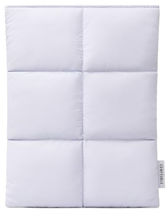 Comfyable Puffy Tablet-Hülle 7-8 Zoll kompatibel mit iPad mini 7 2024 A17 Pro, Mini 6 2021 A15, Gesteppte Puffer-Tablet-Tasche für Damen und Herren, Lavendel