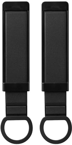 TUYOBG Cellphone Holder Grip Telescopic 2pcs Black Adjustable Wrist Straps, Comfortable Cell Phone Grip Holder, Secure Telescopic Finger Strap, Non-Slip Universal Mobile Phone Grips for Smartphone