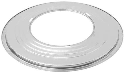 VICASKY Steamer Ring Adapter 31.8cm Single-hole White Reusable Kitchen Steamer Part Stainless Steel Multi-functional Household Food Steaming Rack for Dim Sum and Bao Cooking