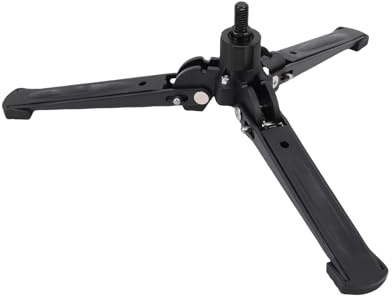 Annadue Mini Trépied pour la Caméra, Support de Base Monopode Portable avec Vis 3/8 Pouces, Trépied Compact Robuste pour Le Stabilisateur PTZ de la Caméra DSLR, Tête de Balle à 360 °.