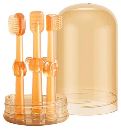 Brosse À Dents Pour Animaux De Compagnie - Nettoyage Dentaire pour Chiens,Kit de 3 Brosses à Dents pour Hygiène Buccale Chiots Grandes Races Races Moyennes et Petites Maison et