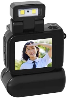 Mini telecamera Y4000 con schermo HD 1080P, portatile, retrò, for bambini, ultra compatta, videoregistratore DV tascabile e lampada flash(Camera Add 128G)