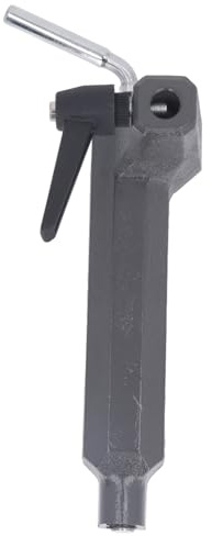 Tbest Drehwerkzeughalterbasis 5/8 Zoll Gusseisen für Holzbearbeitungsdrehmaschine Drehwerkzeugauflage Stabile Metallbasis