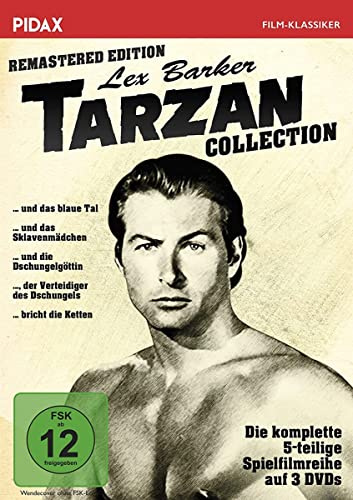 Tarzan - Lex Barker Collection / Remastered Edition / Alle 5 Tarzan-Abenteuer mit Lex Barker in einer Sammlung (Pidax Film-Klassiker)
