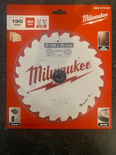 Kreissägeblatt MILWAUKEE 24 Zähne 1,6x190mm 4932471300