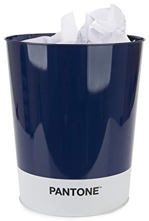 Balvi Cestino Carta Pantone Colore Blu Bidone per Il Riciclaggio per L'Ufficio e la casa Prodotti di