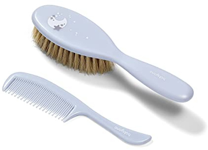 BabyOno Haarbürste und Kamm für Kinder und Kleinkinder, weiche Naturborsten