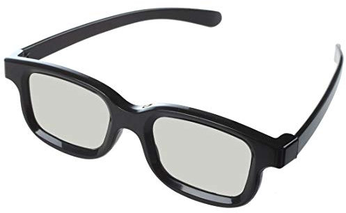 Irox Spezielle polarisierte 3D-Filmbrille, blitzfreie Stereo-3D-Brille für Kino-TV