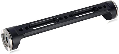 NICEYRIG NATO Rail with Dual Rosette Mount Adapter Applicable Handgrip Gear with Rosette Mount for Camera Shoulder Rig