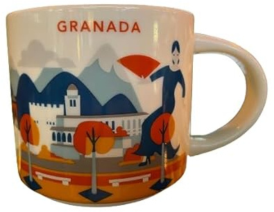 STARBUCKS - Granada (Spanien) You Are Here Collection, Kaffeetasse, 414 ml / 14 Fl.Oz