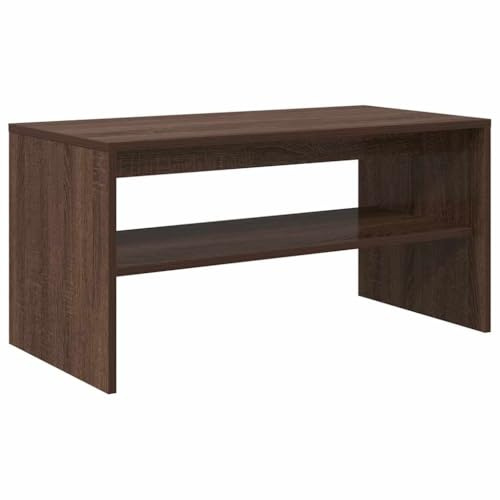 vidaXL Tv-bänk brun ek 80x40x40 cm konstruerat trä
