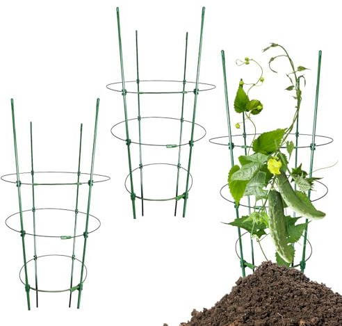 Weqizuerqi Cage | Treillis de Jardin Tour de Cage, Fournitures de Jardinage pour vignes, grimpantes, légumes, Pots, Support de d'intérieur et d'extérieur