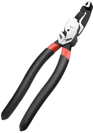 Hkfgdjdl Screw Extraction Removal Pliers Needle Nose Pliers 9Inch, Multipurpose Tool for Rusty or Rusted Fasteners Wire Cutter