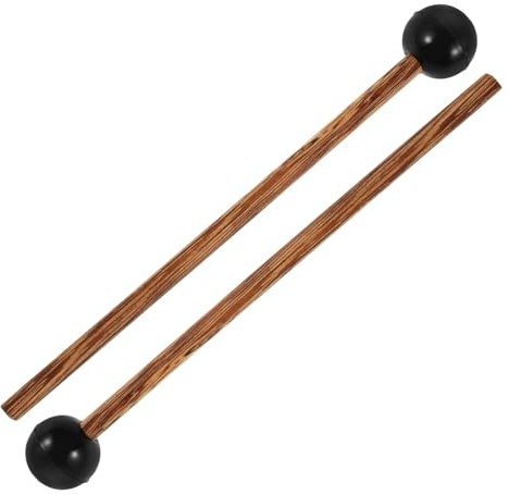 HEATSHAKING 2stücke Xylophon-schlägel Aus Holz Mit Weichem Gummi-snare-hammer Für Percussion-instrumente Inklusive Trommelschlägel Für Xylophone Und Tamburine Geeignet Für Anfänger Und Profis