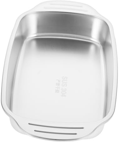 TOPBATHY Plat à Rôtir Rectangulaire Acier Inoxydable pour Cuisinière à Induction Plaque De Cuisson Et Plat à Rôtir pour Maison Barbecue