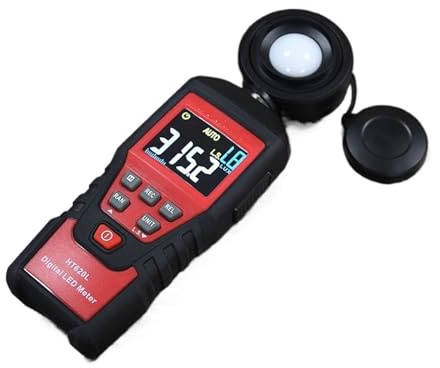 Luxometro digitale Fotometro LED professionale Misuratore di luce HT620 Luxmetro portatile 100000LUX
