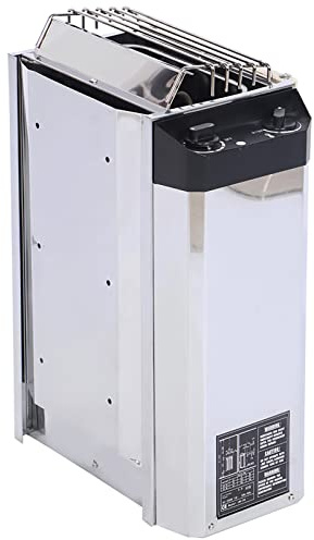 TARSHYRY Riscaldatore di Sauna, 3kW in Acciaio Inossidabile Riscaldatore Sauna Elettrica Riscaldamento a 220 V Filo per Strumenti di Riscaldamento Ad Alta Efficienza per Sauna da Piscina