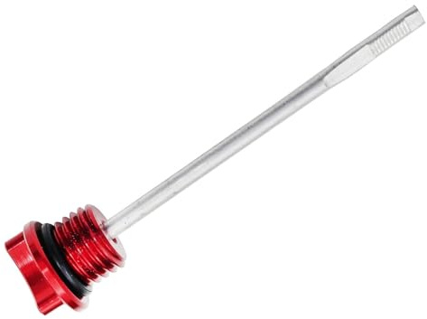 Oljemätstickor Motocross Universal Tillbehör Motorer Oljenivåindikator Oljenivåmätare Mätsticka För ATV(Red)