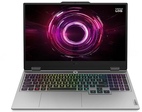Lenovo LOQ 15AHP10 AMD Ryzen™ 5 220 Laptop 39.6 cm (15.6) Full HD 16 GB DDR5-SDRAM 512 GB SSD NVIDIA® GeForce RTX™ 5050 Wi-Fi 6 (802.11ax) Windows 11 Home English Grey