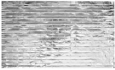 SHINEOFI Pellicola da Giardino Riflettente Argento 160x210cm, Coperta Isolante Riscaldante Multiuso per Piante e Emergenze Esterne, Film Tagliabile per Coltivazioni Protette e Outdoor