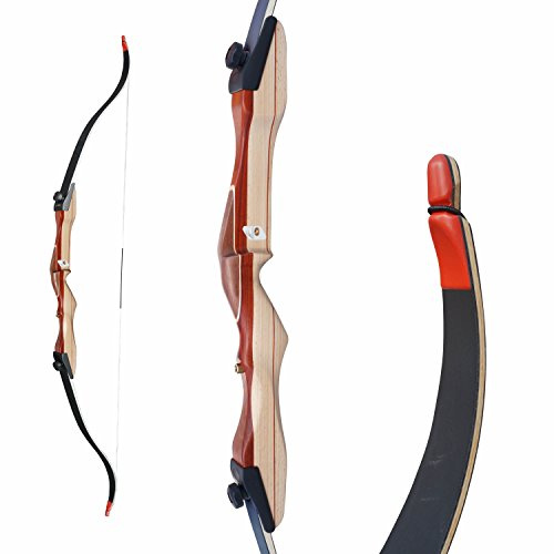 Recurvebogen Ragim Wildcat Black 68 (ca. 173 cm) 20 bis 36 lbs Bogen für Rechtshänder 32 lbs