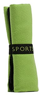 Gözze - Asciugamano per Sport, Assorbente, Morbidissimo, Fibra sintetica, 30 x 50 cm - Verde Chiaro