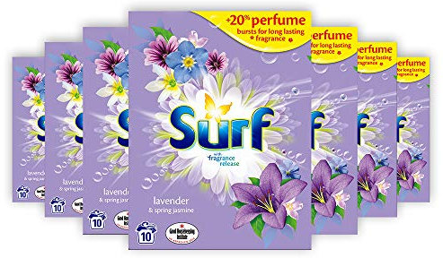 Surf Lavender Laundry Detergent Powder 650g (Pack of 7)