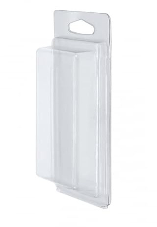 DOJA Industrial | Blister Plastique Transparent 50 Pcs | Extérieur: 135x75x25mm | Intérieur: 99x61x15mm | Emballage Plastique pour les Petits Objets | Sachet Hermétique pour Vendre ou Transport