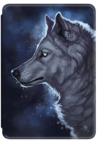 Hülle für Kindle Paperwhite 11. Generation 2021 6,8 Hülle Flip Leder Silikon Weich Schutzhülle, Auto Aufwachen oder Schlafen Magnetisch TPU Case, Mädchen Fantasie Muster Hülle für Paperwhite 2021 (2)