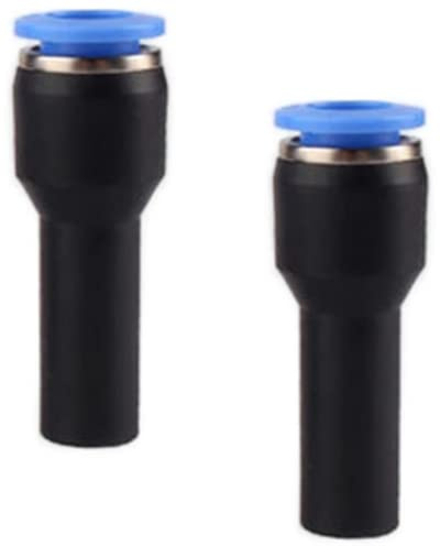 CNCTEC Ensemble de 2 raccords de réduction pneumatiques mâles pour tuyau IQS, 8 mm vers 4 mm / Raccords mâles 8-4 mm pour tuyau