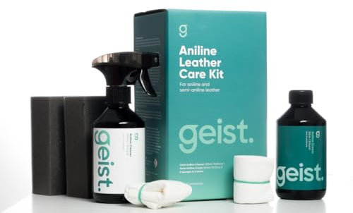 Geist. Aniline Leather Care Kit | for Aniline & semi-Aniline Furniture, Jacket, Bag and Accessories