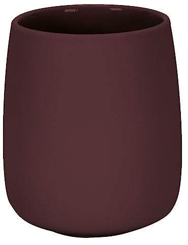 Kleine Wolke Zahnputzbecher Eclipse, Accessoires, Farbe Vino Material: Steinzeug gummiert