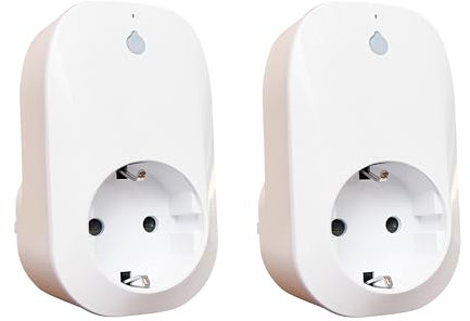 SHELLY WLAN-Steckdose Plug, 16 A, Messfunktion, weiß, 2 Stück