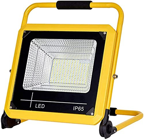 Générique Lampe de Travail LED 150 W 15 000 LM, Portable et Rechargeable pour Chantier de Construction, projecteur extérieur étanche IP65, Lampes d'atelier, Blanc Froid 6 500 K pour Atelier,