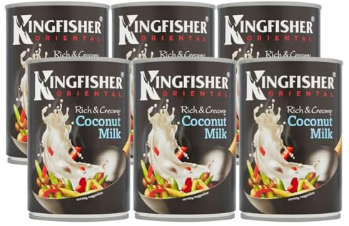 Kingfisher Oriental Rich & Creamy Coconut Milk 400g (Pack Of 6)