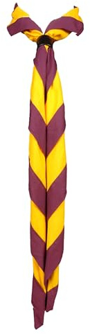 Albert Prendergast Traditional Quality Schoolwear Made In Great Britain Halsband mit Wolfsjunges und Pfadfinder-Motiv, Orange und Kastanienbraun, Orange und Kastanienbraun, Einheitsgröße