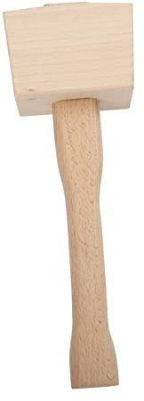 OKUMEYR Tischlerhammer Aus Buchenholz Handwerkzeug Für Holzbearbeitung Geeignet Für Verbindungsarbeiten Und Meißelschläge Kompaktes Design Für Einfachen Transport Und Aufbewahrung